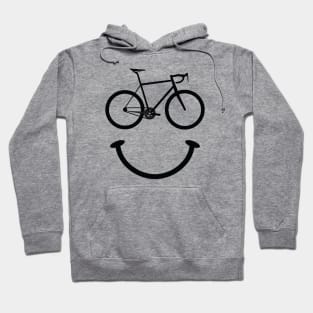 Bicycle Smiley Face Hoodie